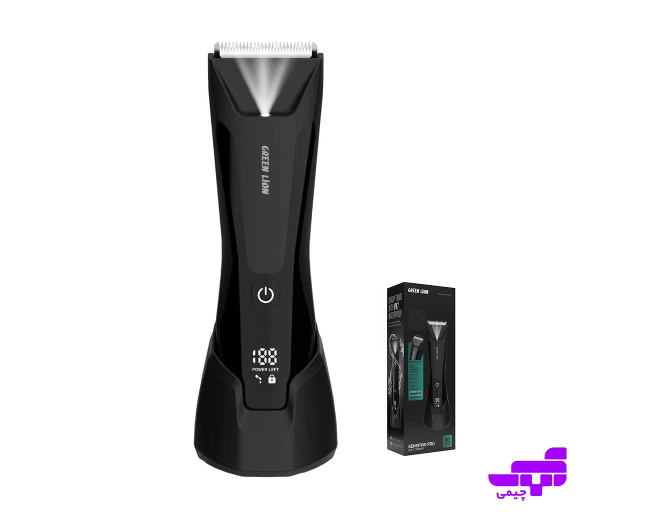 ماشین اصلاح بدن گرین لاین مدل Green Lion Sensitive Pro Body Trimmer GNSNRB21TMBK، تصویر ۱ از ۶