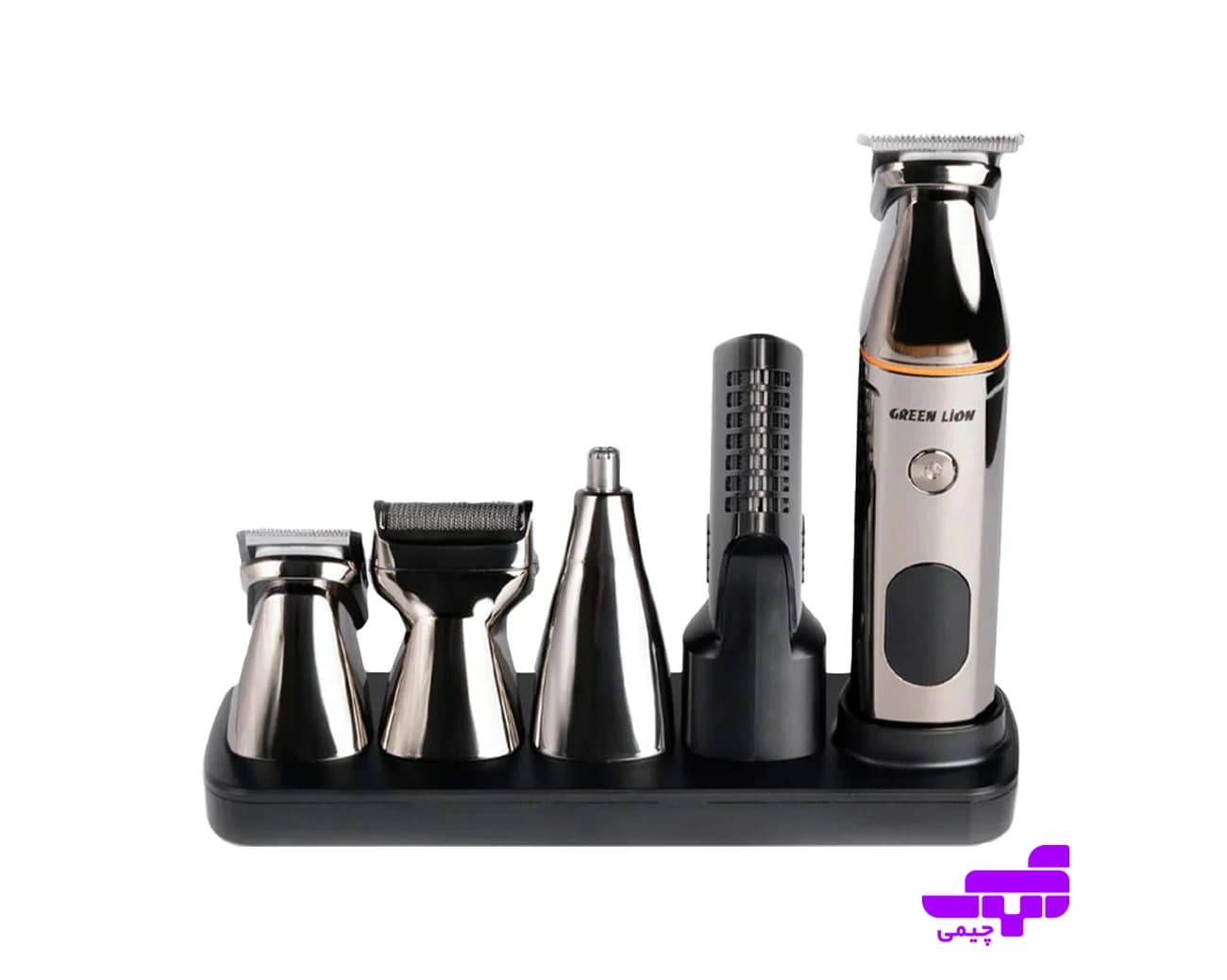 ست ماشین اصلاح ۵ کاره گرین لاین مدل Green Lion 5 in 1 Hair Clipper Set GN5IN1MHTRMBK