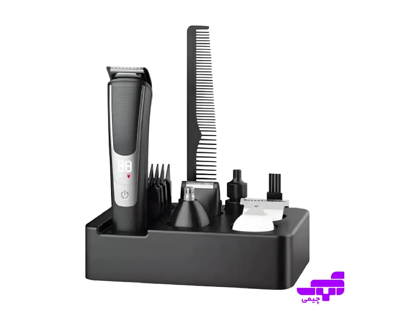 ست ماشین اصلاح ۵ کاره گرین لاین مدل Green Lion 5 in 1 Grooming Set GN5N1GROMSTBK