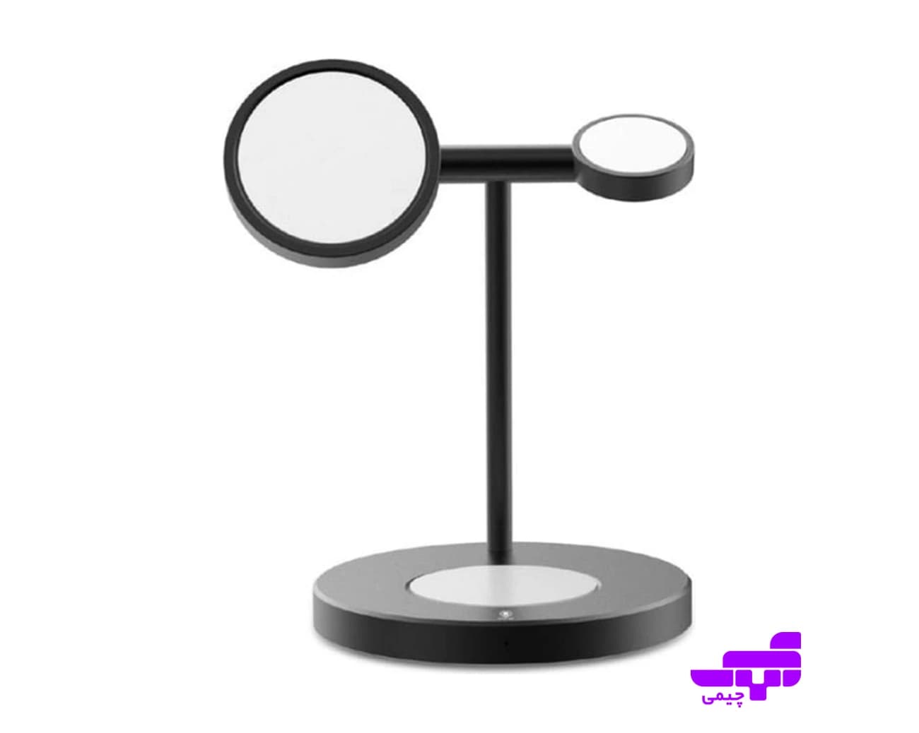 شارژر بی‌سیم سه‌کاره گرین لاین مدل Green Lion 3 in 1 Magnetic Fast Wireless Charger 15W